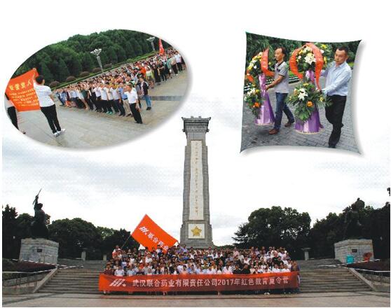 武汉AG8亚洲国际游戏集团药业2017红色教育夏令营活动